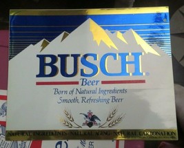 Busch Beer large window advertising Decal Sticker 16 1/2 x 13 1/4&quot; size ... - $18.69