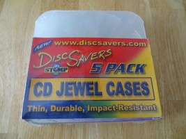 5 Pack DiscSavers CD Jewel Cases - $3.49