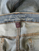 Gloria Vanderbilt Jeans Womens 24W SHORT Blue Denim High Rise Retro 24” ... - $11.29