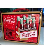 Coca-Cola Tin Lunch Box Carry All Retro For That Refreshing New Feeling - €25,60 EUR Coca-Cola Tin Lunch Box Carry All Retro For That Refreshing New Feeling - €25,60 EUR