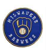 Milwaukee Brewers Round World Series MLB Baseball Embroidered Iron On Patch - £5.91 GBP+
