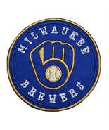 Milwaukee Brewers Round World Series MLB Baseball Embroidered Iron On Patch - $10.64 CAD+