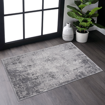 Naar Marfi Rug: Grey Abstract Area Rug - $41.99