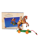 Hallmark Keepsake 2002 A PONY FOR CHRISTMAS #5 in Series Horse Teddy Bear - $10.36