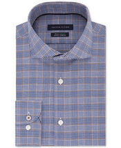 Tommy Hilfiger Mens Slim-Fit Non-Iron THFlex Supima Dress Shirt - $31.19