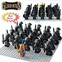 21pcs/set Ancient Rome Era Gladiatus the Dark Ranger Knight Army Minifugres - £31.92 GBP