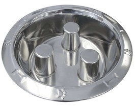 MPP Dog Dishes Stainless Steel Slow Feeder Bowls Standard No Tip or Embossed (St - £14.86 GBP+