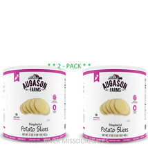 2 Pack - Augason Farms Dehydrated Potato Slices Large No. 10 Cans, 25 Year Life - £39.48 GBP