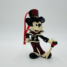 Disney Parks Halloween Mickey  Mouse Vampires Ornament 4” Porcelain Painted - £58.72 GBP