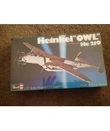 NEW OLD STORE STOCK: SEALED REVELL HEINKEL &quot;OWL&quot; HE-219 AIRPLANE MODEL K... - $41.96 CAD