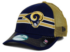 St. Louis Rams New Era 9Forty Frontband NFL Team Logo Trucker Cap Hat - £17.17 GBP