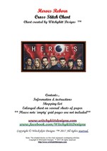 Heroes Reborn ~~ Cross Stitch Pattern - £15.63 GBP