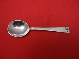 Chinese Key by Allan Adler Sterling Silver Cream Soup Spoon 6 5/8" Modernism - $187.11