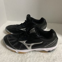 Mizuno Wave Hurricane Volleyball Shoes Womens Size W9 Black NEW V1GC154003 - $23.65