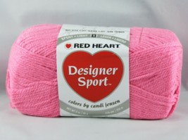 Red Heart Designer Sport Yarn Skein Blush Rose DK 3 Ounces No Dye Lot - £3.14 GBP