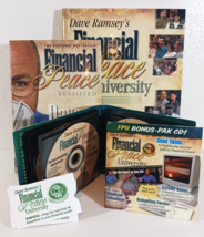 Dave Ramsey FINANCIAL PEACE UNIVERSITY KIT 2001 CDs Workbook System - $9.89