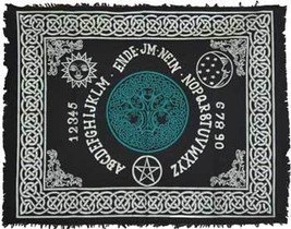 Tree of Life Ouija-Board altar cloth 24&quot; x 30&quot; - $31.63