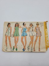 Simplicity 5632 Sewing Pattern Girls Short Dress Panties Vtg Cut Size 12 Bust 34 - £6.27 GBP