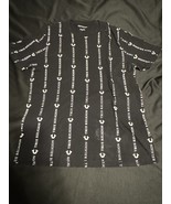 True Religion All-Over Print T-Shirt - Black & White - Men's L - $11.79