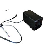 Electric Pencil Sharpener BOSTON Model 18 Black Red Stripes USA Made Tested - $31.92 CAD