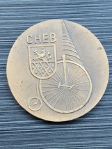 1975 Commemorative Medal In Honor Of 100th Anniversary Of Czech Brand ES... - $22.56