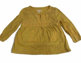 Oshkosh B Gosh Mustard Yellow Floral Dress Girls Size 3T - £7.36 GBP