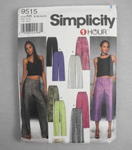 Simplicity 9515 Karen Z Lined or Unlined Pants 2 Lengths 1 Hour size 8-10-12-14 - £4.30 GBP