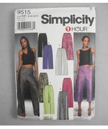 Simplicity 9515 Karen Z Lined or Unlined Pants 2 Lengths 1 Hour size 8-1... - $5.38