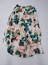 Floral Printed Maxi Skirt With Side Slit- Large - $15.95