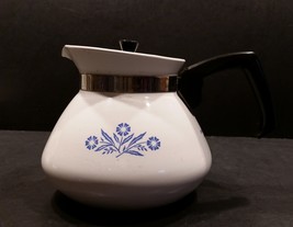 Vintage Corning Ware Blue Cornflower Teapot 6 cup - £15.72 GBP