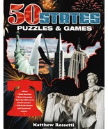 50 STATES:  Puzzles and Games, by Matthew Rossetti   NEW! - $6.43 CAD
