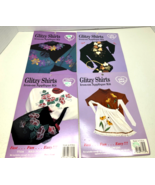 Glitzy Shirts Iron-On Applique Kits Florals &amp; Leaves Lot of 4 New - £7.72 GBP