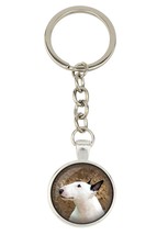 Bull Terrier. Keyring, keychain for dog lovers. Photo jewellery. Men&#39;s jewellery - £12.98 GBP