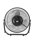 9 in. 3-Speed High Velocity Floor Fan in Black With Wall Mount Bracket - $69.99
