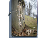 Skeletons D8 Windproof Dual Flame Torch Lighter Death Skulls - $16.78