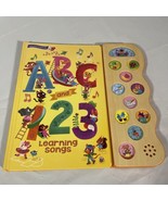 ABC &amp; 123 Learning Songs - Scarlett Wing, Hardcover Interactive Songs Book. - £7.78 GBP
