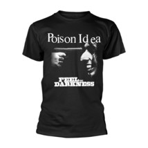 Poison Idea Feel The Darkness Official Tee T-Shirt Mens Unisex - £30.73 GBP