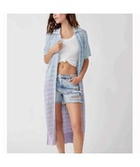 Free People Alicia Crochet Cardigan Indigo Orchid ( XS ) - $2,378.42 MXN