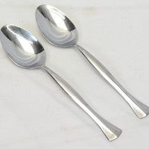 Oneida Prescott Serving Spoons 7 7/8" Stainless Lot of 2 - $10.77