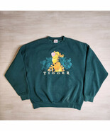 Vintage The Disney Store Tigger Winnie The Pooh Sweatshirt 90s Green Siz... - $646.59 MXN