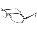 Vintage la Eyeworks Eyeglasses Frames CHOW 502 Black Cat Eye 50-22-130 - £59.04 GBP