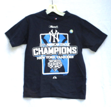 Majestic NY Yankees 2009 World Series Champions T-Shirt Youth Boy MEDIUM New - £14.27 GBP