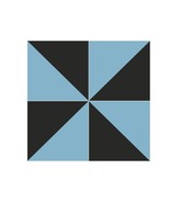 Mexican Mission Cement Tile Handcrafted 10 sqf  - Barcelona6 -  8x8&quot; - $3,667.27 MXN