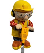 VTG 2001 Hasbro Bob the Builder Jackhammering Bob 13&quot; Talking Vibrating ... - $36.41 CAD