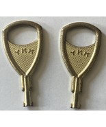 Vintage Lot Replacement Metal YKK Zipper Keys As Shown - Free Shipping - £7.91 GBP