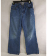 Old Navy Distressed Regular Fit Adjustable Waist Bootcut Jeans Boys Size 16 - $8.90