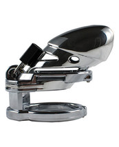 CHROME LOCKED IN LUST THE VICE MALE CHASTITY PENIS CAGE MULTIPLE SIZES - £114.71 GBP