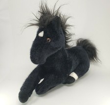 18&quot; VINTAGE 1994 R DAKIN BLACK BEAUTY STUFFED ANIMAL PLUSH TOY HORSE WAR... - £59.01 GBP