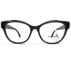 Chanel Eyeglasses Frames 3440-H c.1716 Polished Black Faux Pearls 51-16-140 - £224.04 GBP