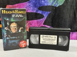 HEAD OF THE FAMILY VHS RARE OOP HORROR FULL MOON FANTASY HENENLOTTER BAS... - £18.68 GBP